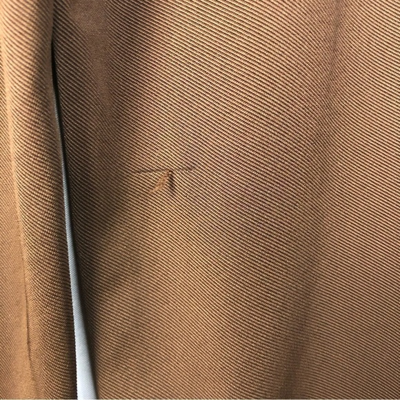 Zara Dark Brown High Rise Tapered Leg Straight Leg Pants L - Picture 4 of 4